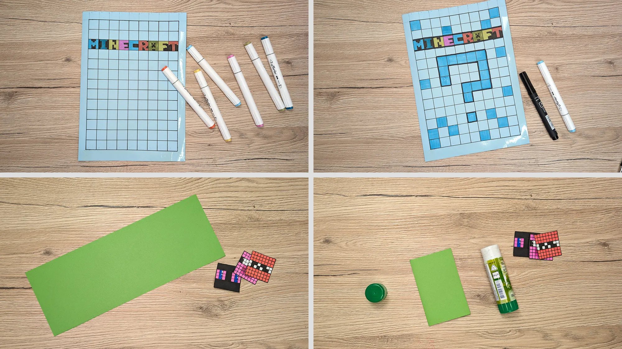 Minecraft Papiertüte: Schritt-für-Schritt Anleitung mit Fotos und Kommentaren. Das Bild 3 Minecraft Papiertüte: Schritt-für-Schritt Anleitung mit Fotos und Kommentaren. Das Bild 3