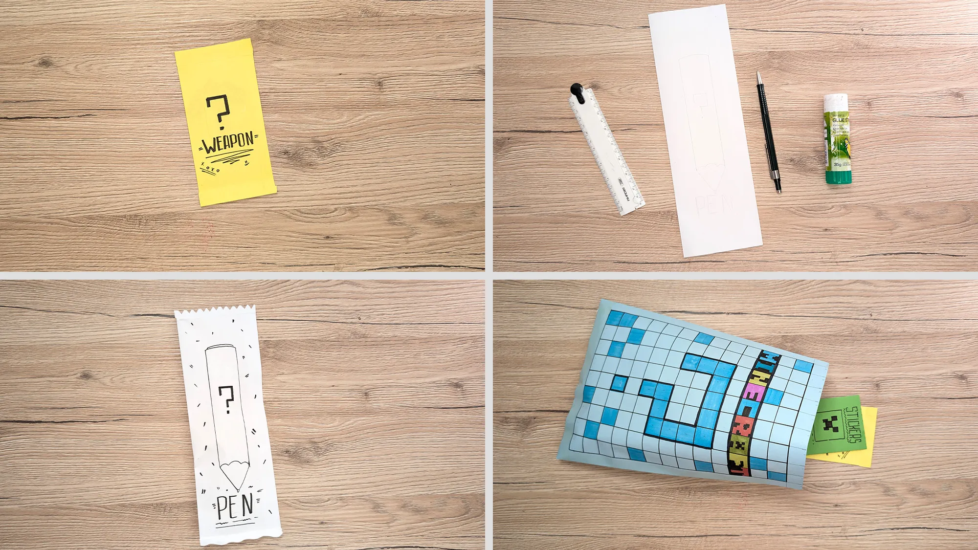 Minecraft Papiertüte: Schritt-für-Schritt Anleitung mit Fotos und Kommentaren. Das Bild 4 Minecraft Papiertüte: Schritt-für-Schritt Anleitung mit Fotos und Kommentaren. Das Bild 4