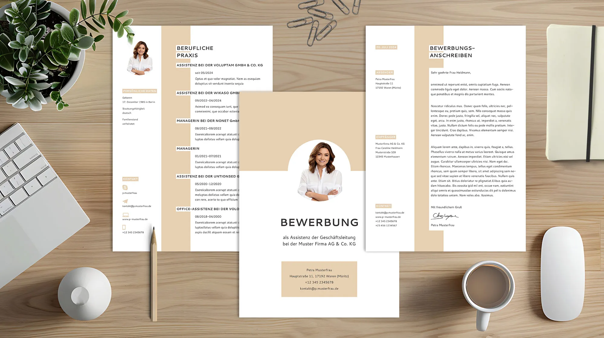 Application as security employee: Sample for CV and cover letter