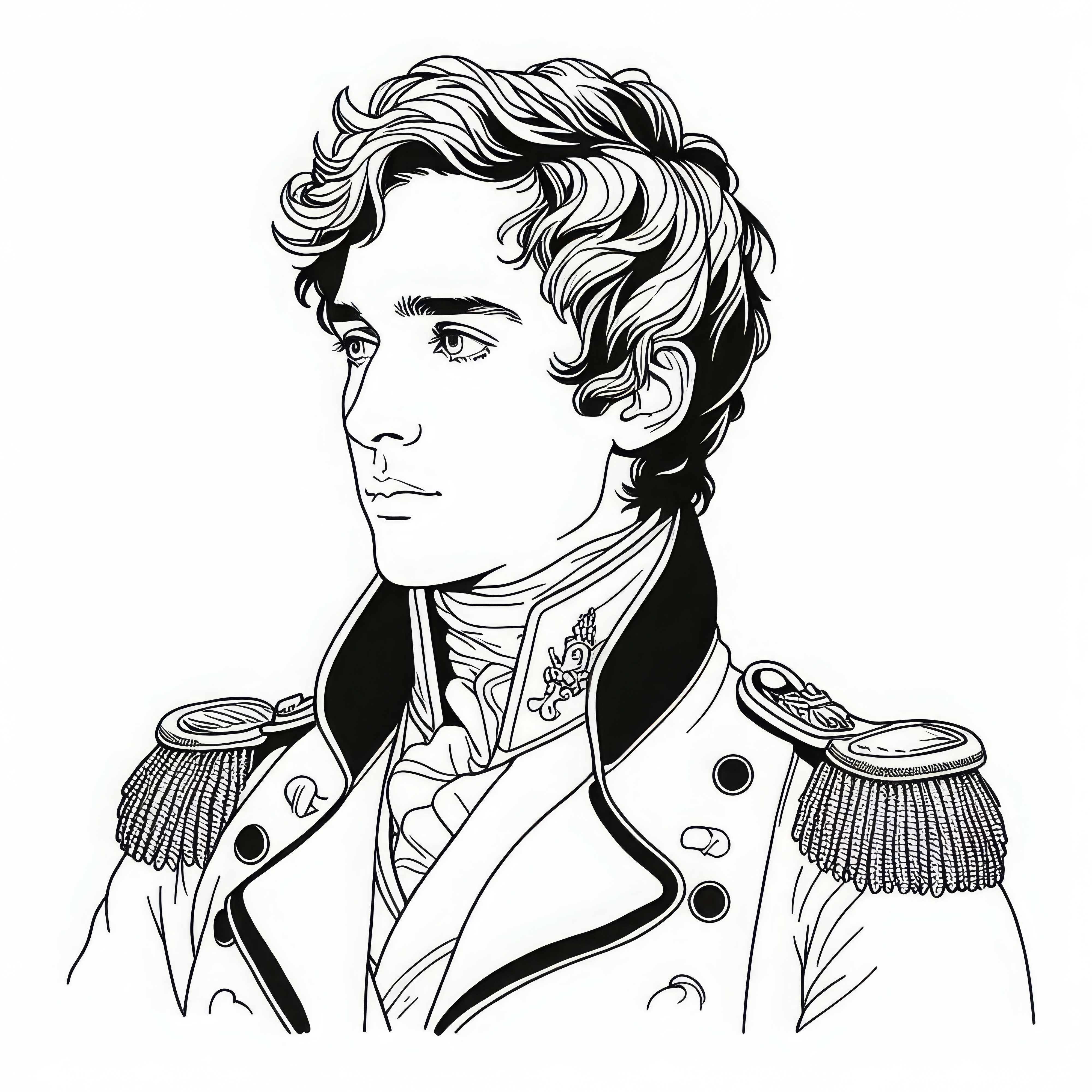 Gratis nedlasting af Napoleonisk farvelægning Gratis nedlæsning af napoleonsk malebog