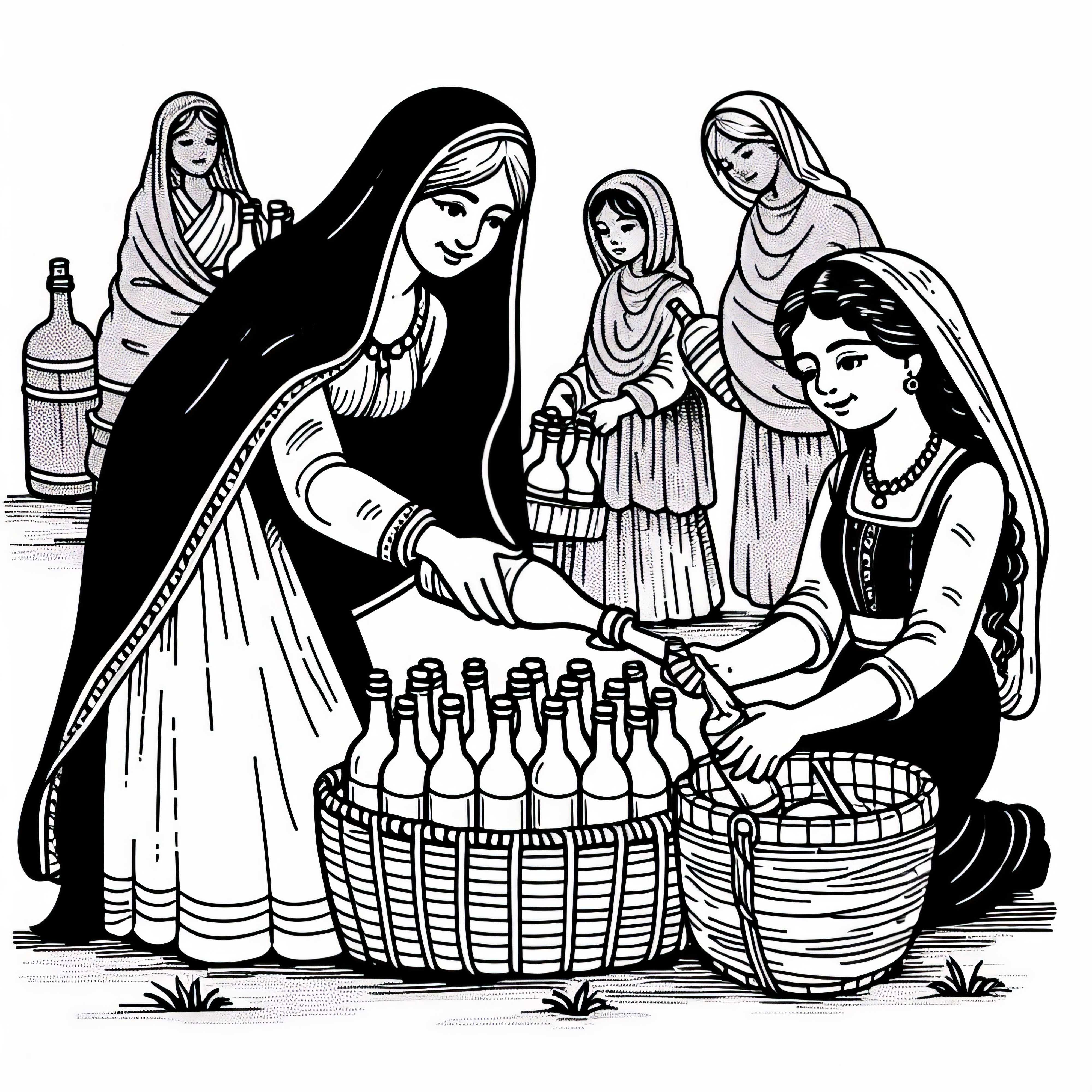 Healer coloring template for witch trials free Healer coloring page for witch hunts free