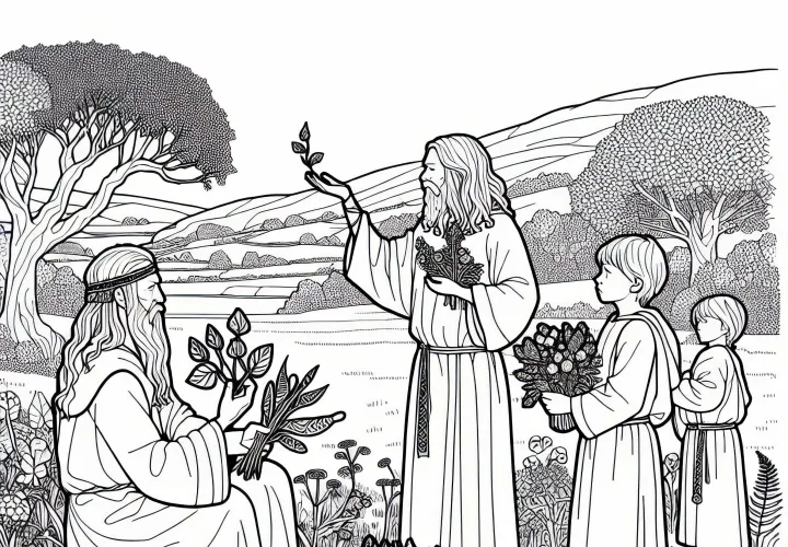 Раскраска для кельтов - Бесплатное раскраски с дроидами