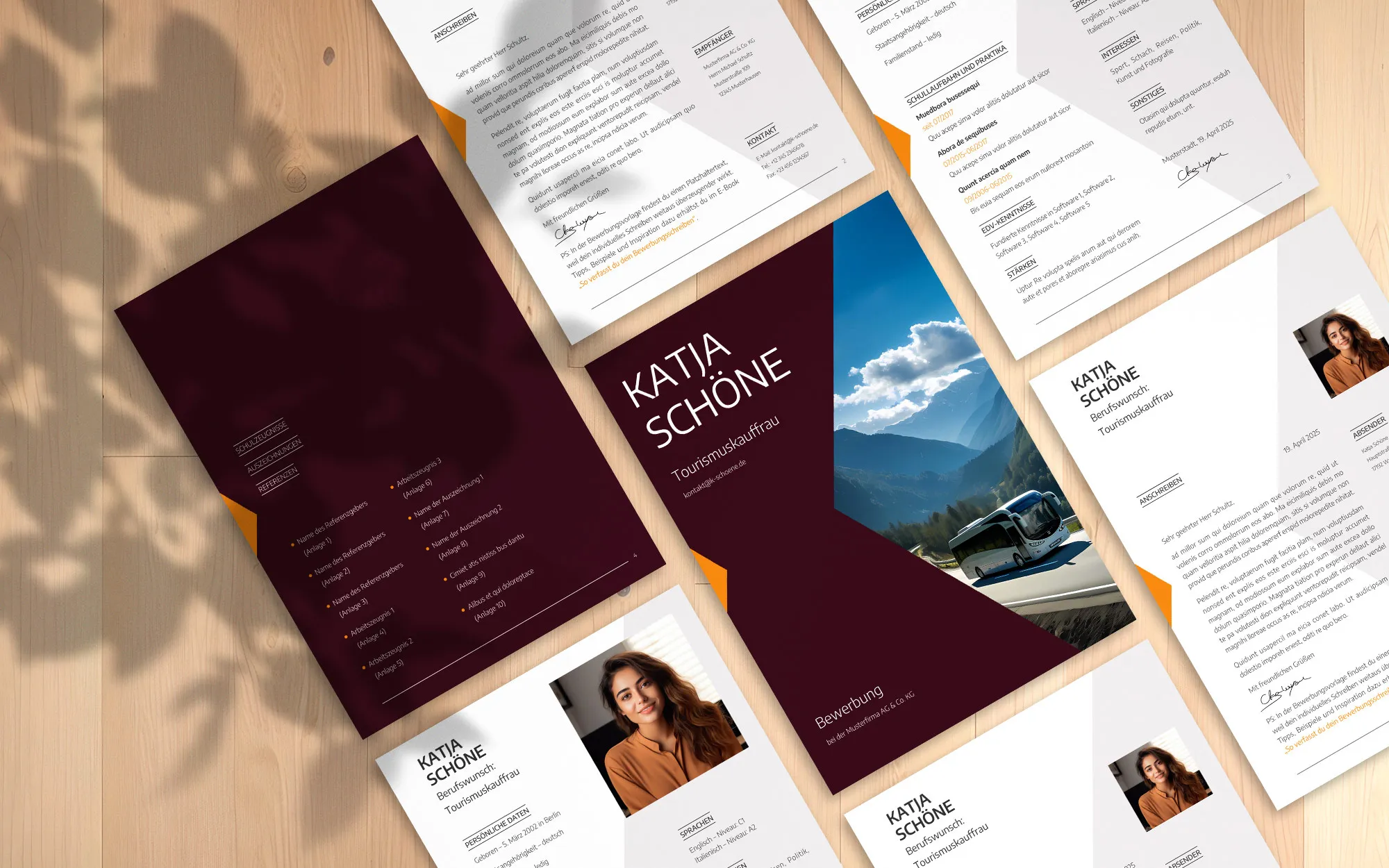 Application as a gas station attendant: template for cover letter and resume