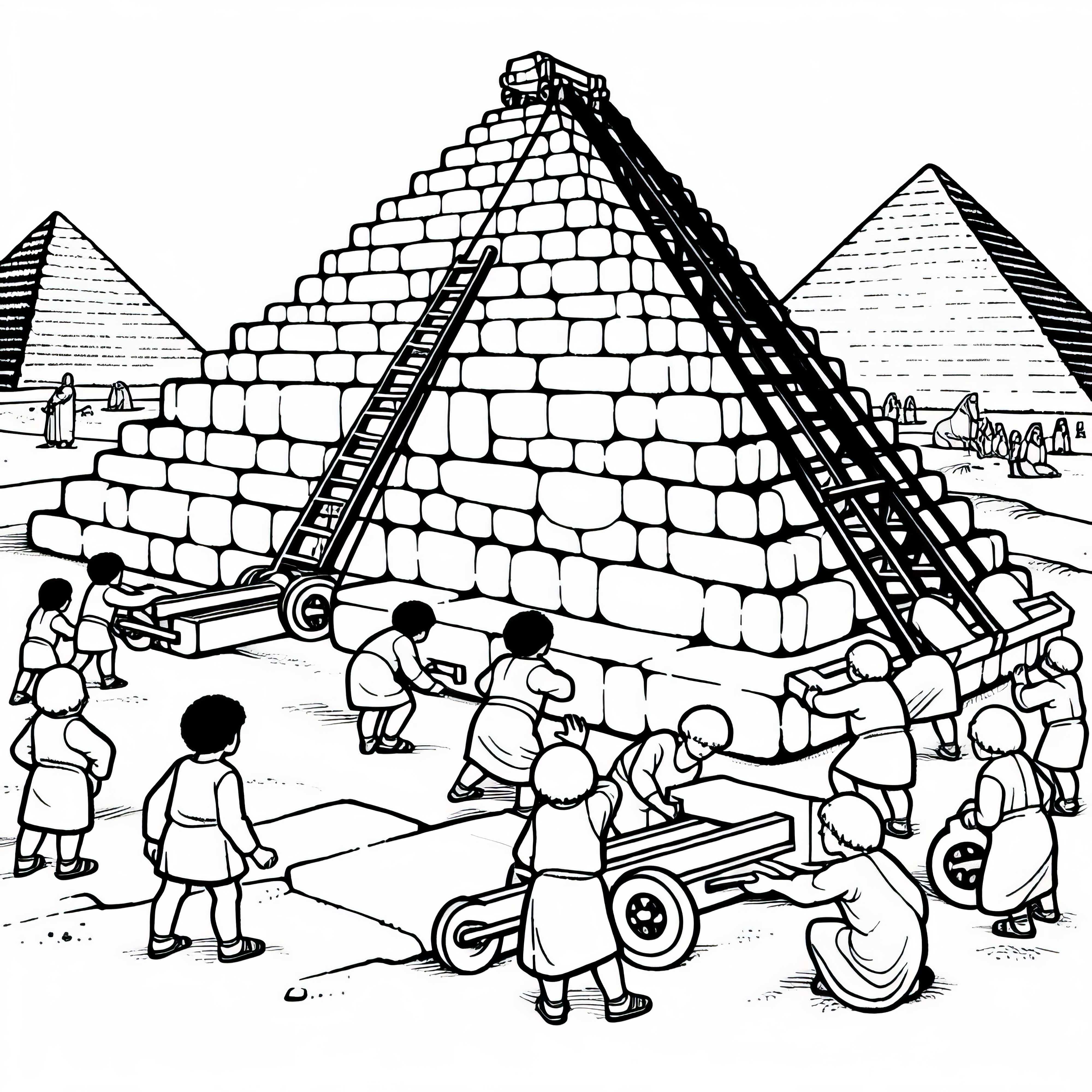 Pyramiderne i Giza i Egypten: Malebog til download som et verdensunderværk Pyramiderne i Giza i Egypten: Farvelægning til et verdensvidunder til download