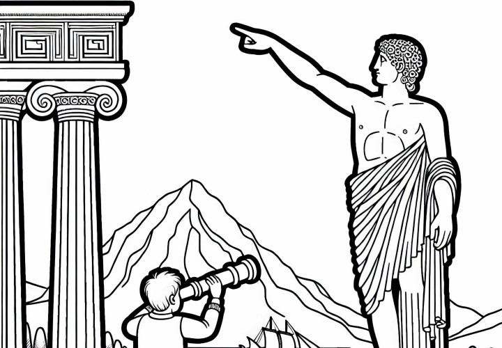 Koloss af Rhodos Malebille Verdensunder Gratis