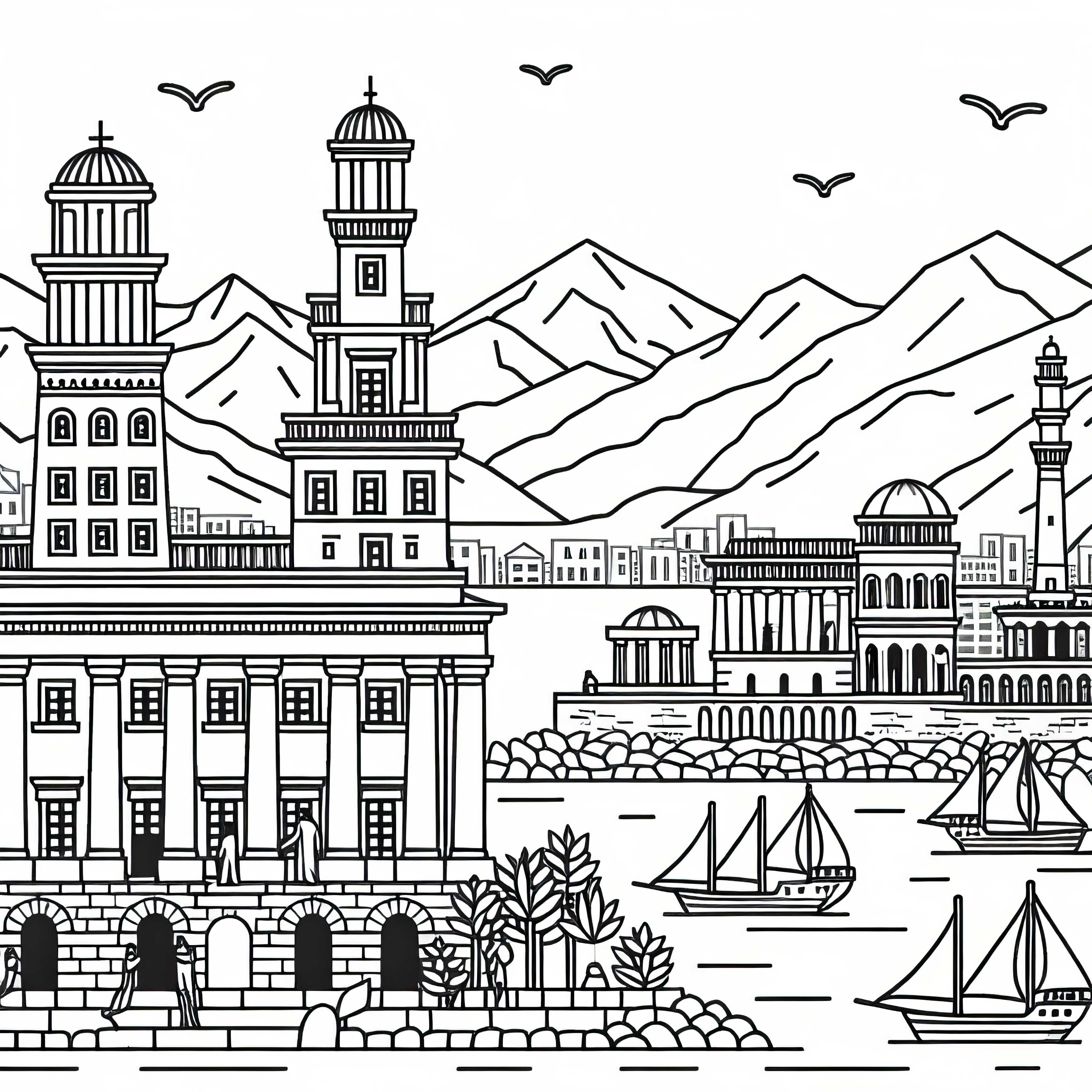 Fyrtårn i Alexandria Malebille Verdensunder Gratis