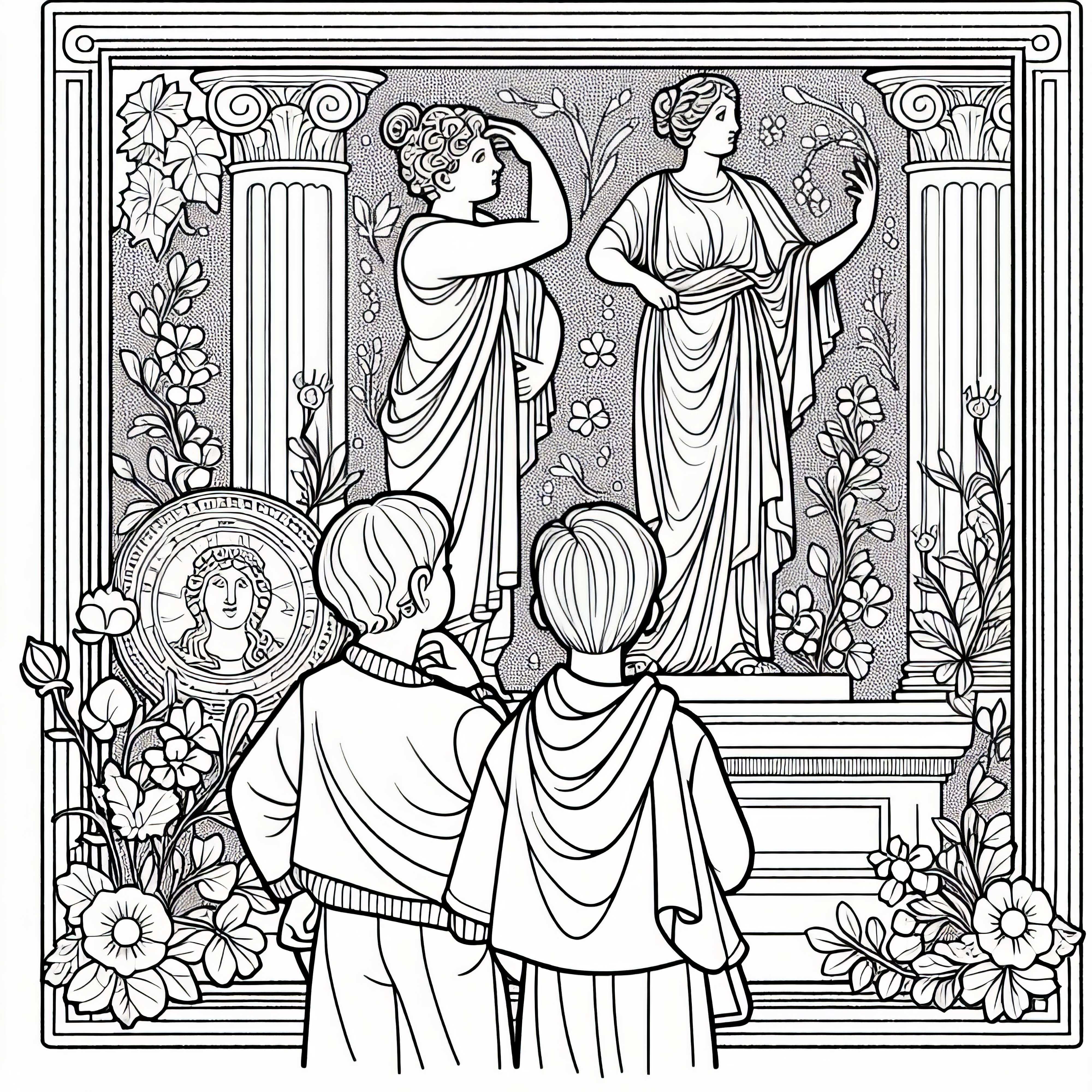 Venus as a painting coloring template Roman mythology free Venus as a painting coloring template Roman mythology free