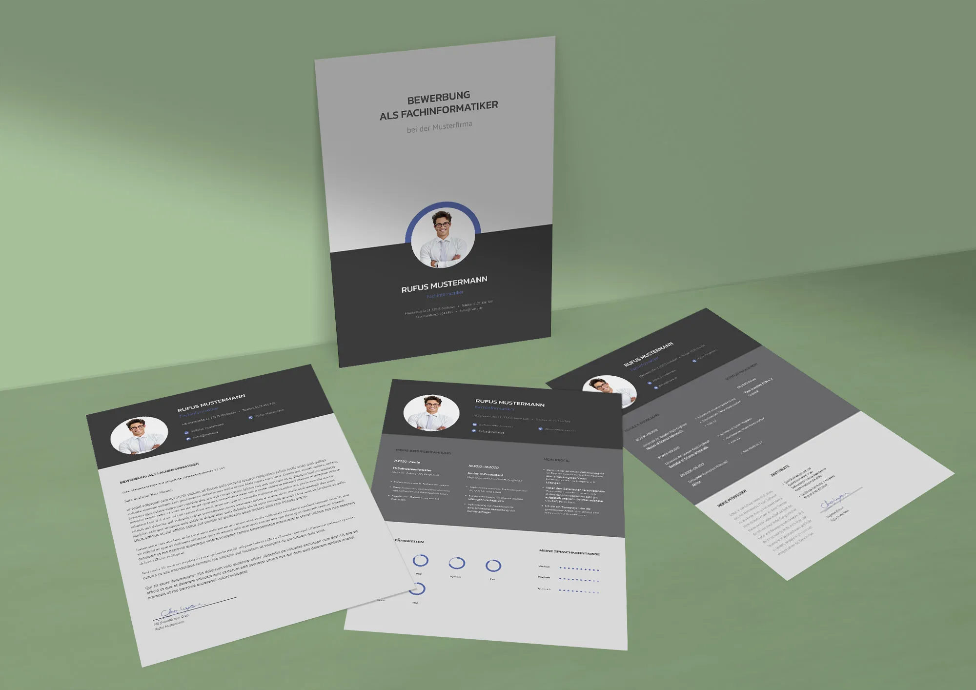 Application as a textile and fashion tailor: Template for cover letter and CV