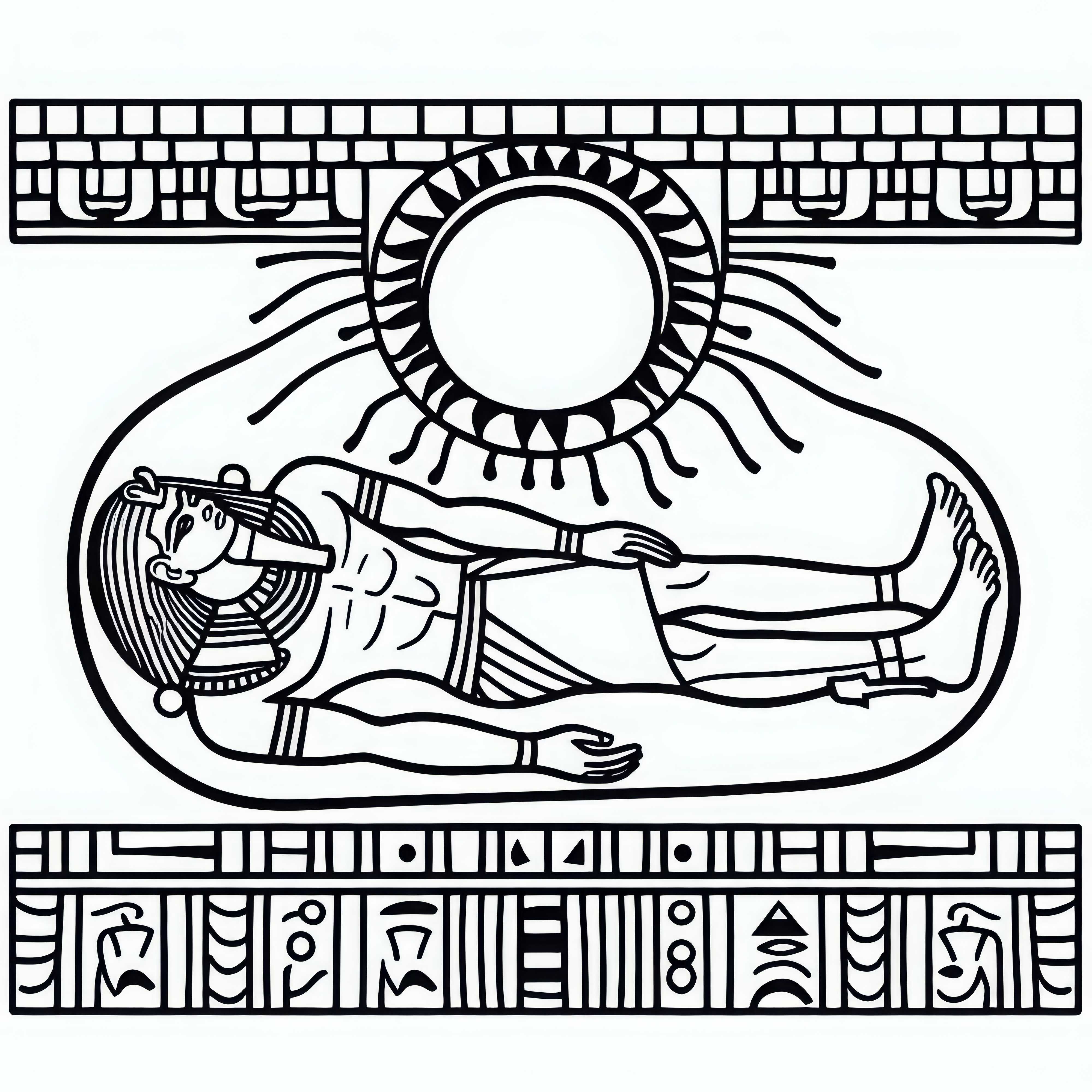 Oferă zeul pământului: model de colorat pentru mitologia egipteană gratuit Oferă zeul pământului: model de colorat pentru mitologia egipteană gratuit