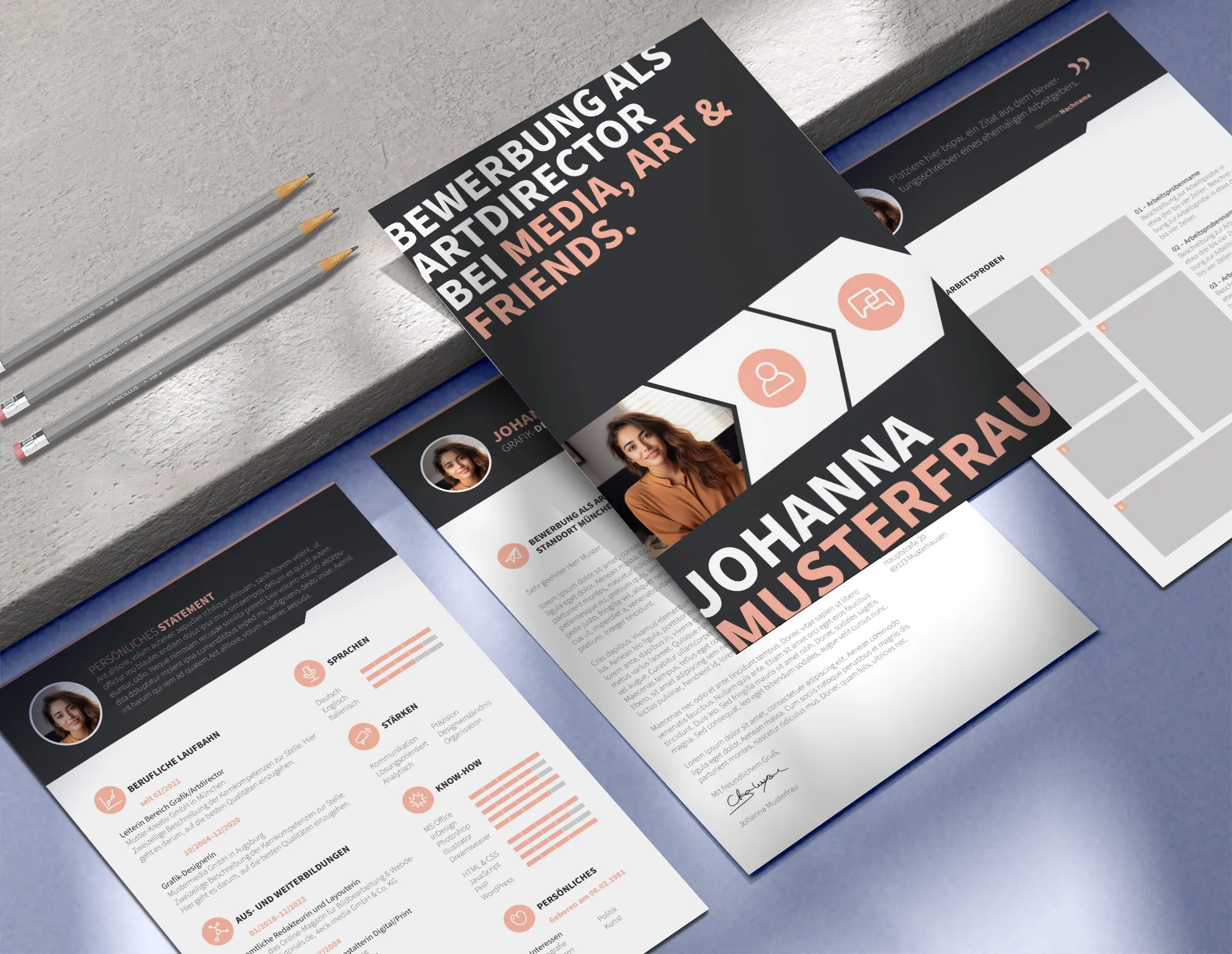 Application as a construction worker: Sample for CV and cover letter