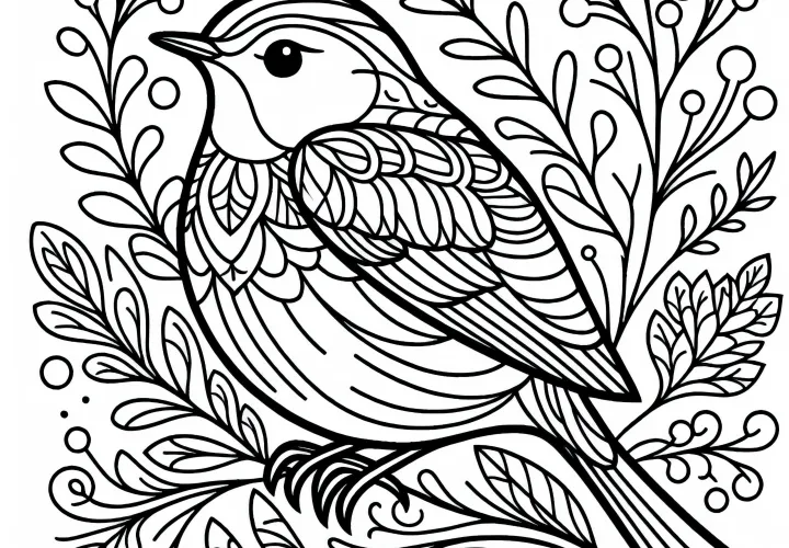 Malba vzoru sojky – Bezplatné stiahnutie