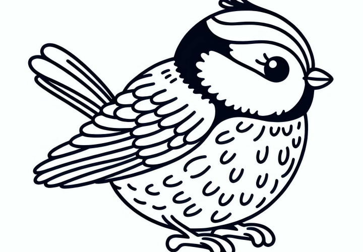 Mėlynoji kikilis spalvinimo paveikslėlis paukštis nemokamai