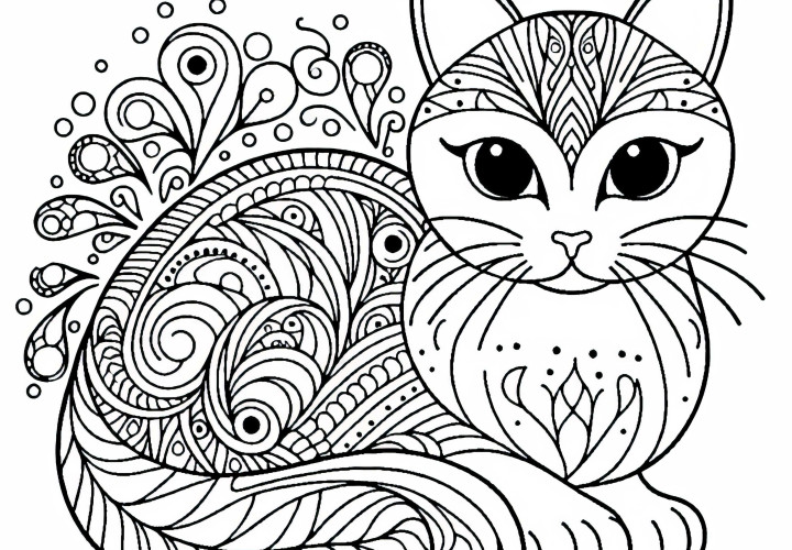Ocicat Coloring Page Cat Free Download