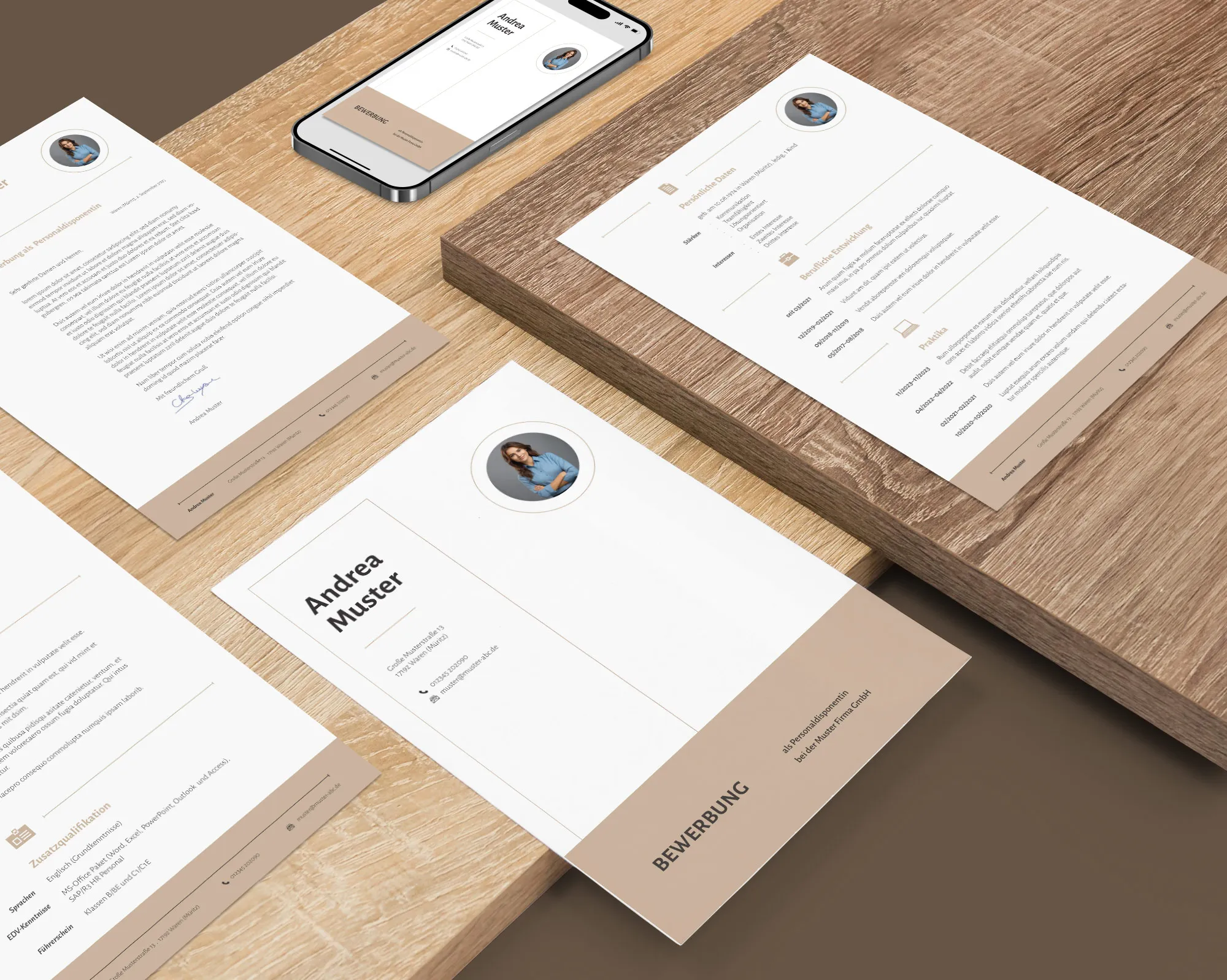 Application as sound technician: Template for cover letter and resume for download