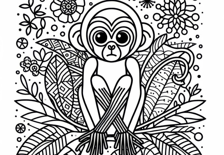 Modello da colorare della chiocciola gratuito da colorare e scaricare