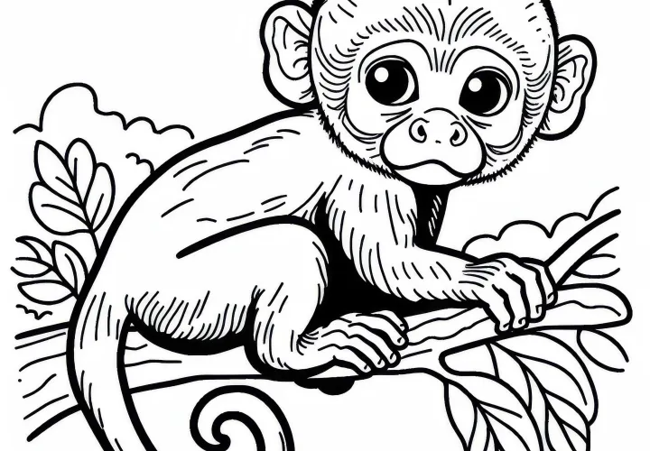 Bezplatná omaľovánka s kapucínom