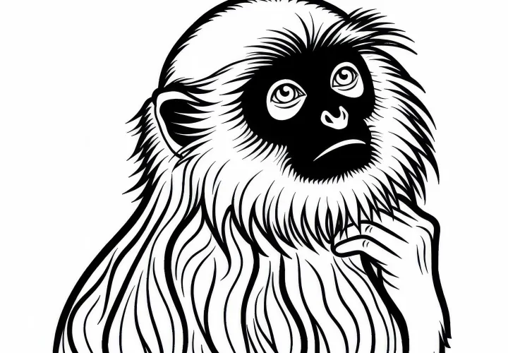 Malba Langura – Opica Zadarmo