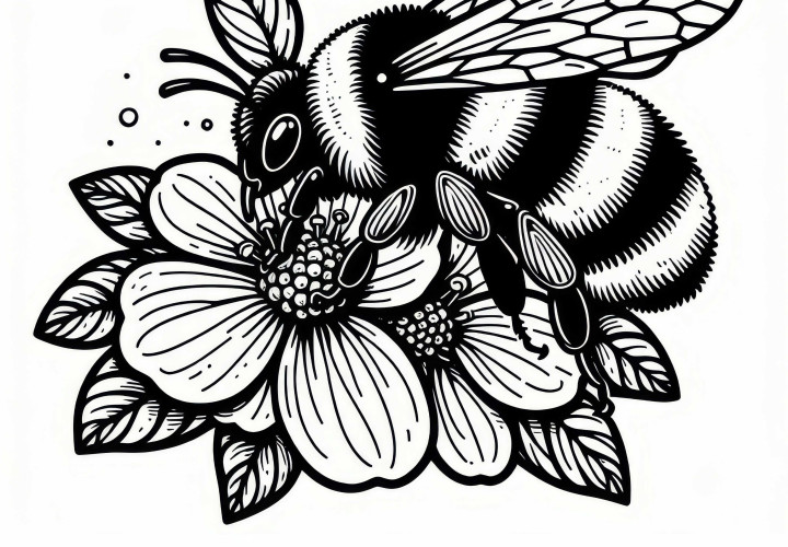 Hummingbird - Realistic Coloring Page Free