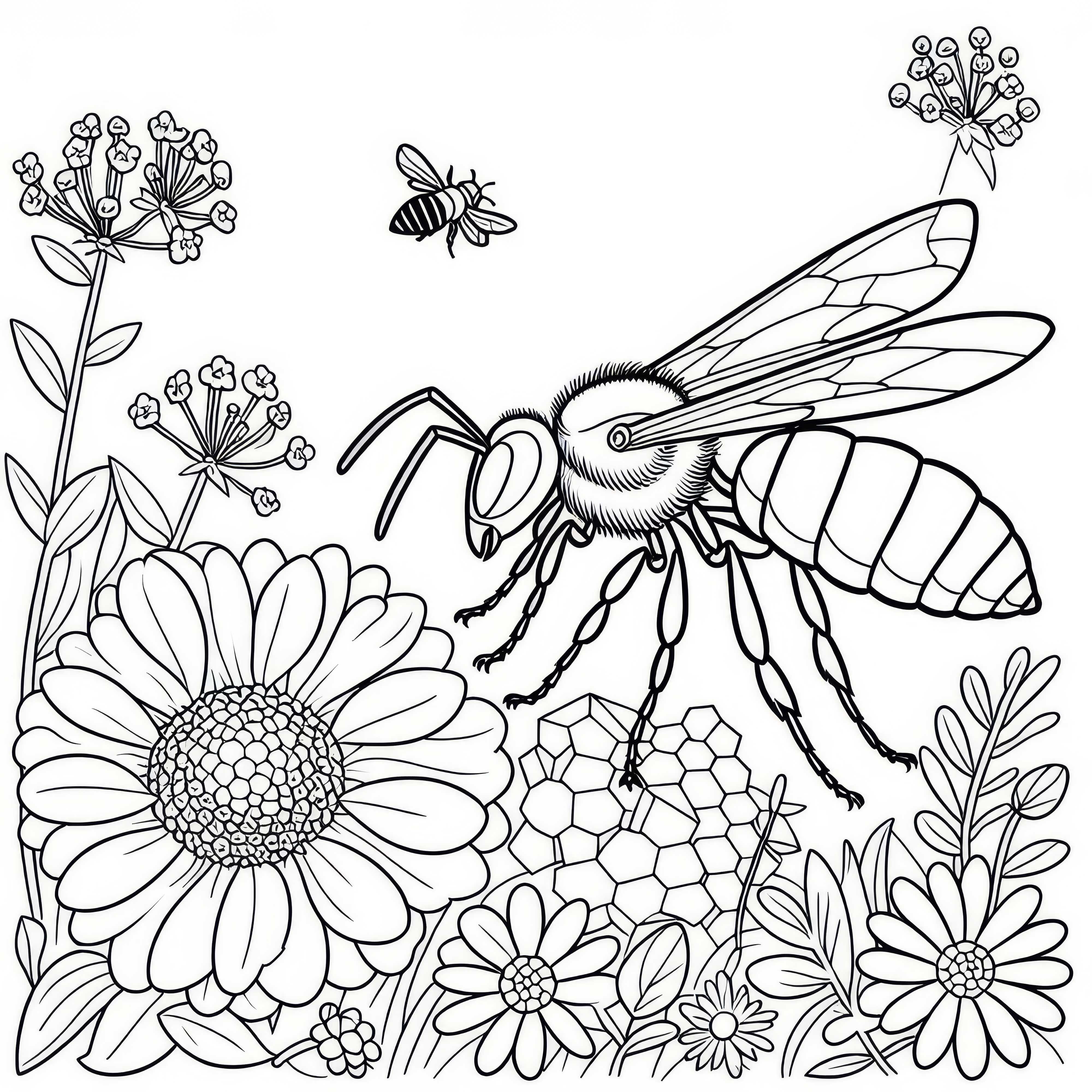 Wasp Coloring Page Free – Free Coloring Fun