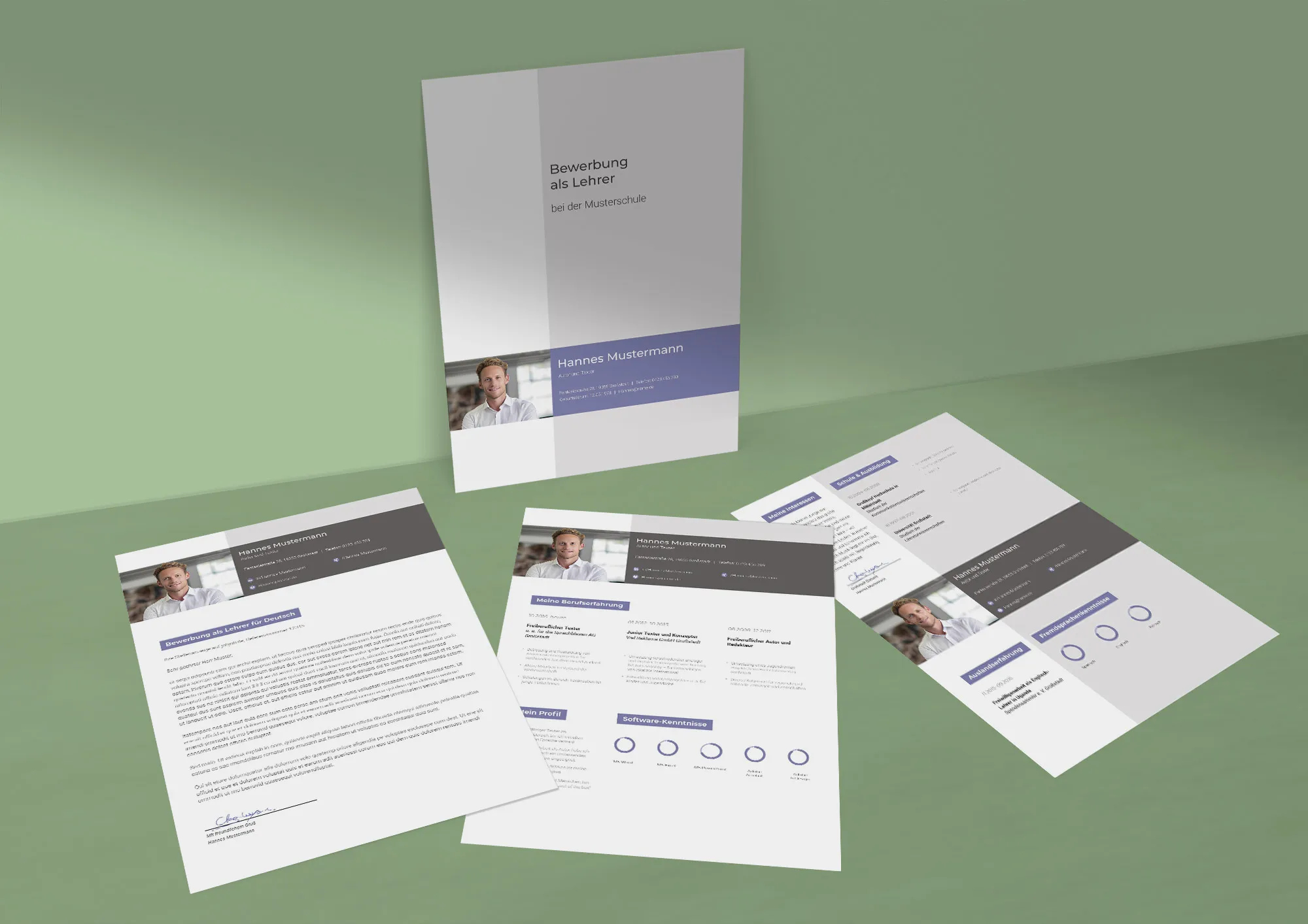 Application as a watchmaker: Template for cover letter and CV for download