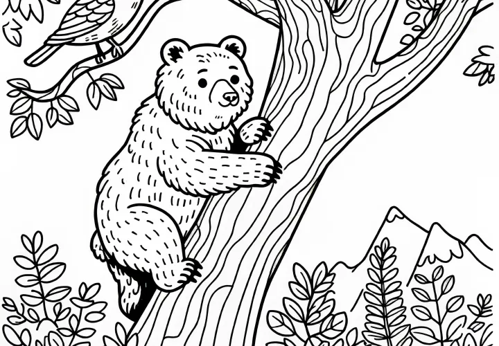 Medveď lezie na strom – Zafarbička zadarmo