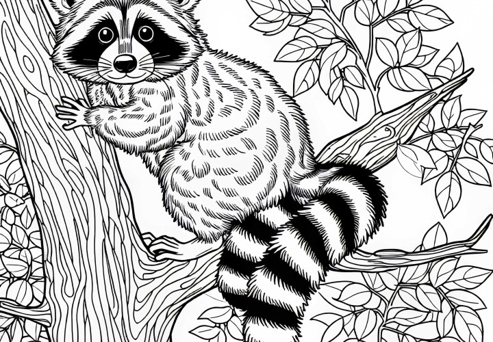Visí hned na strome – bezplatná omaľovánka