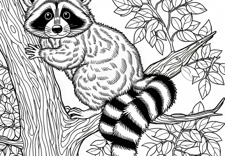 Visí hned na strome – bezplatná omaľovánka