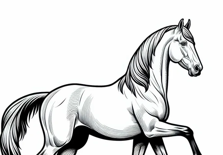 Zadarmo anglického plnokrvníka omalovánka pre kone