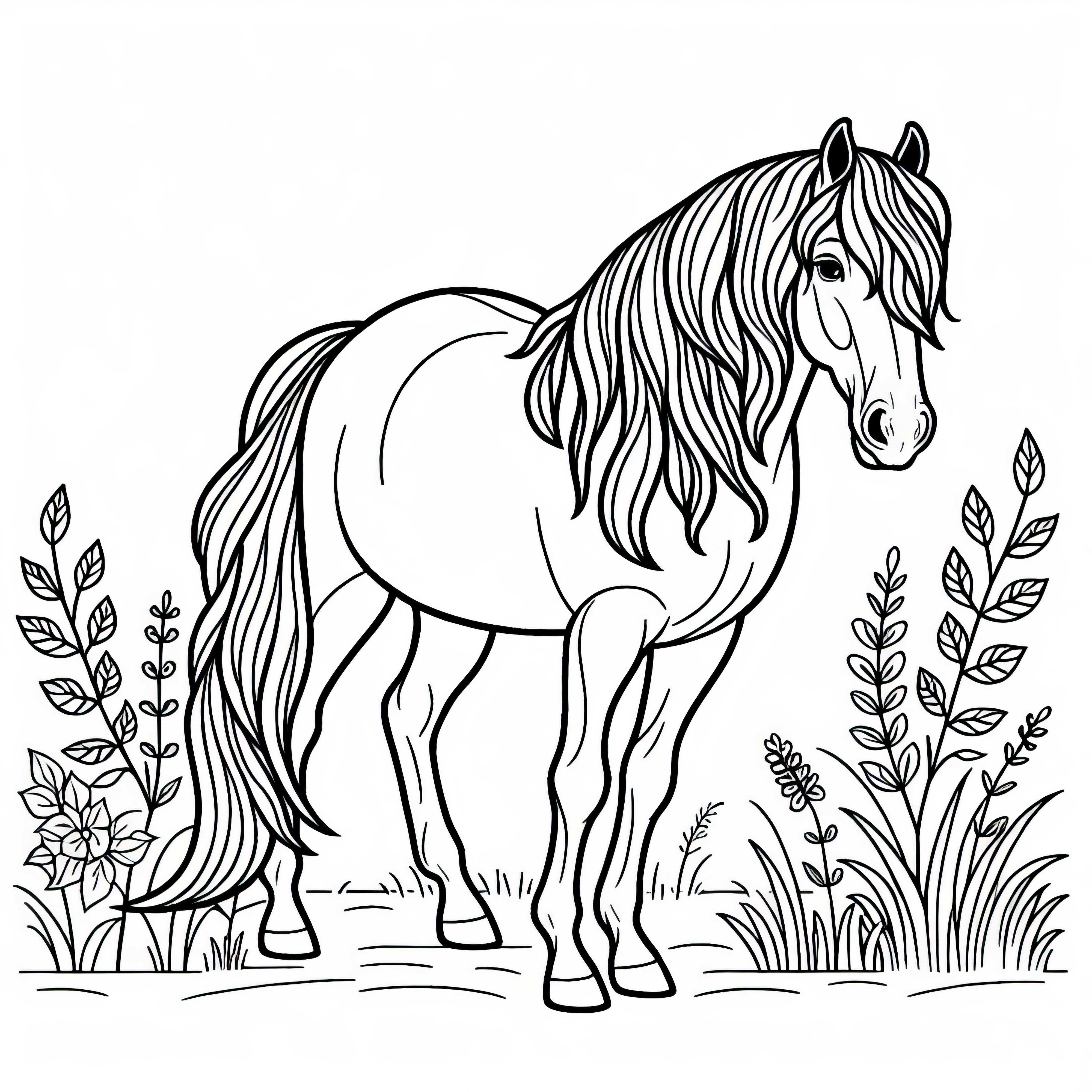 Kôň plemena Quarter Horse - zadarmo na stiahnutie farbička