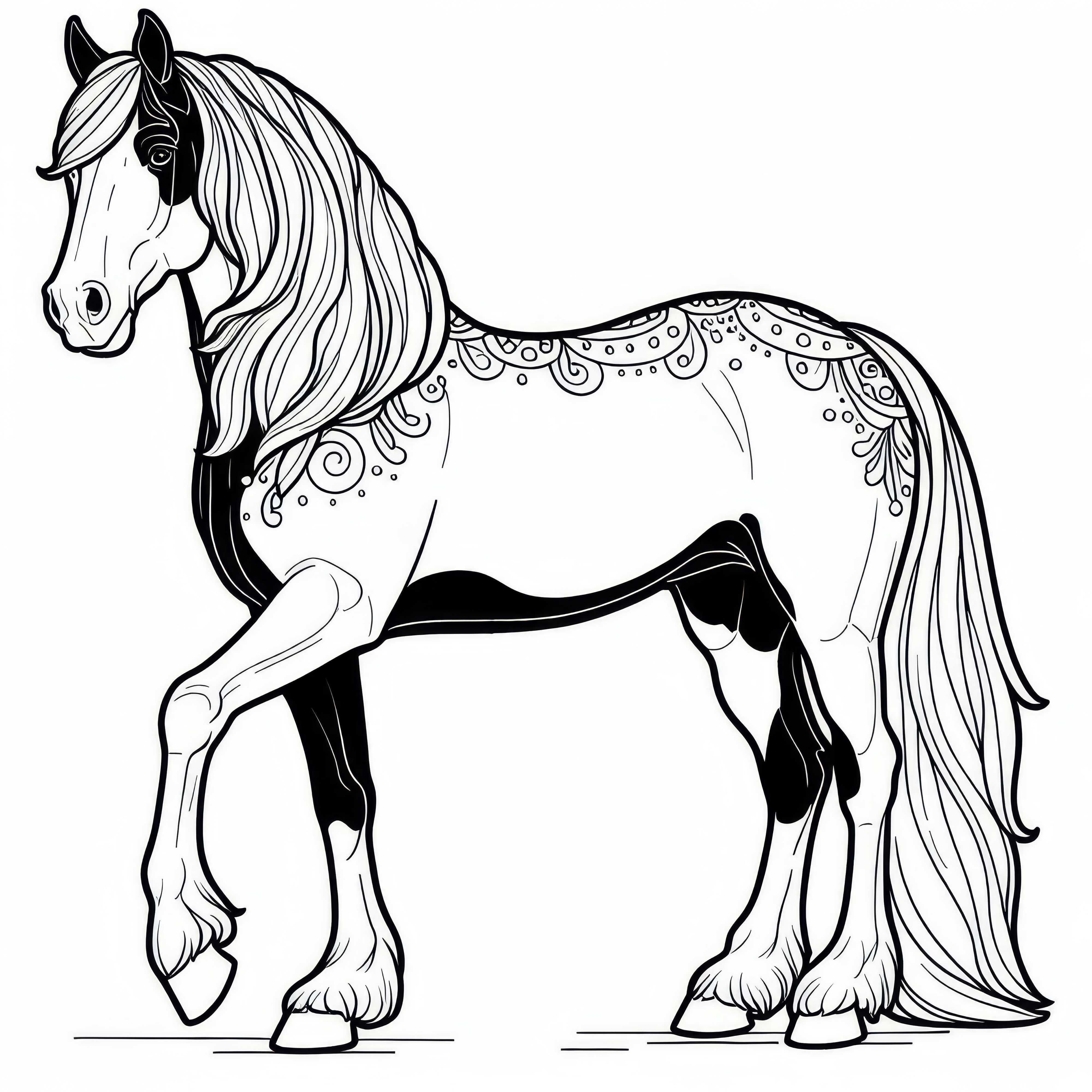 Trakehner maľovanka kôň zdarma Trakehner omalovánka kôň zdarma