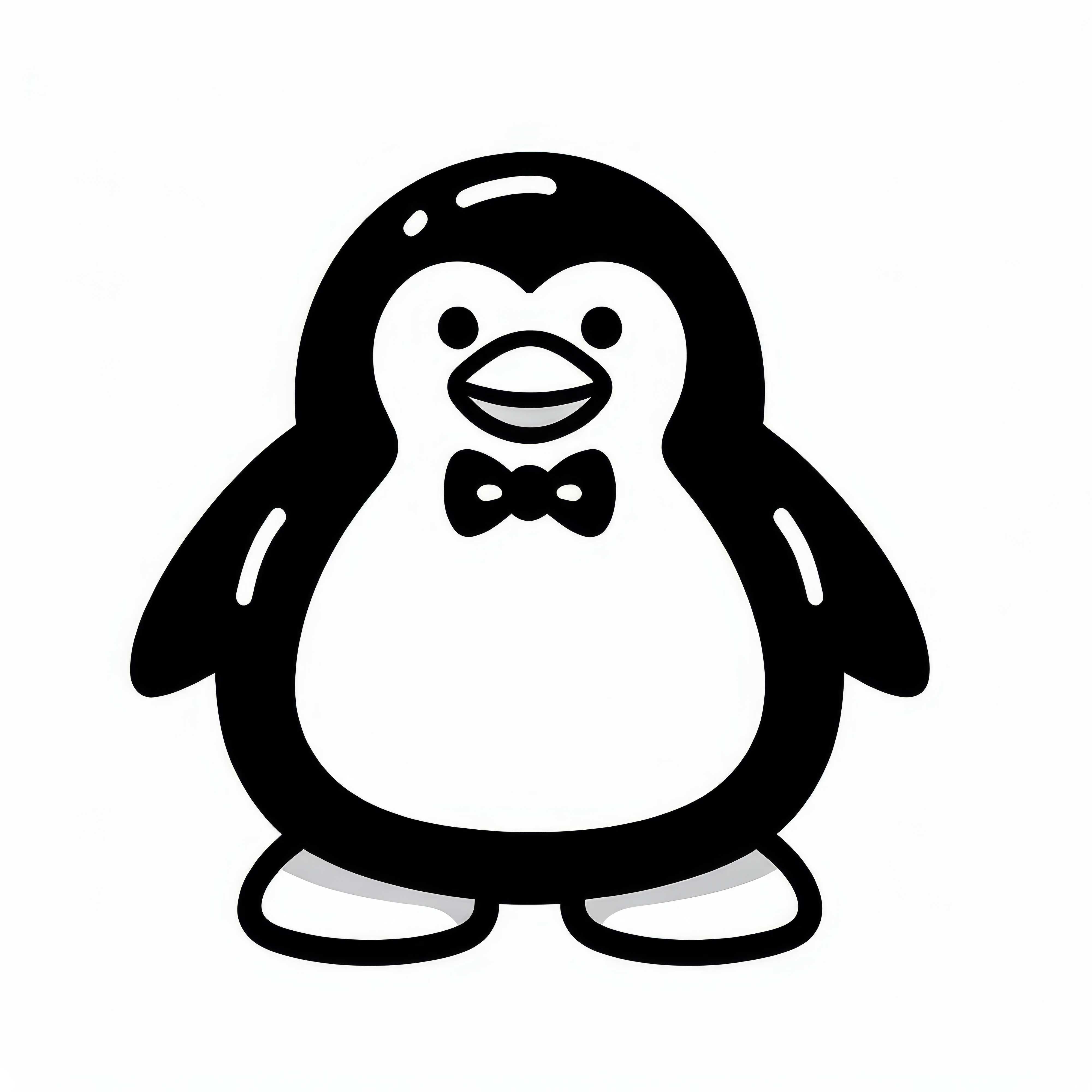 Adeliepinguin Ausmalbild Gratis Download