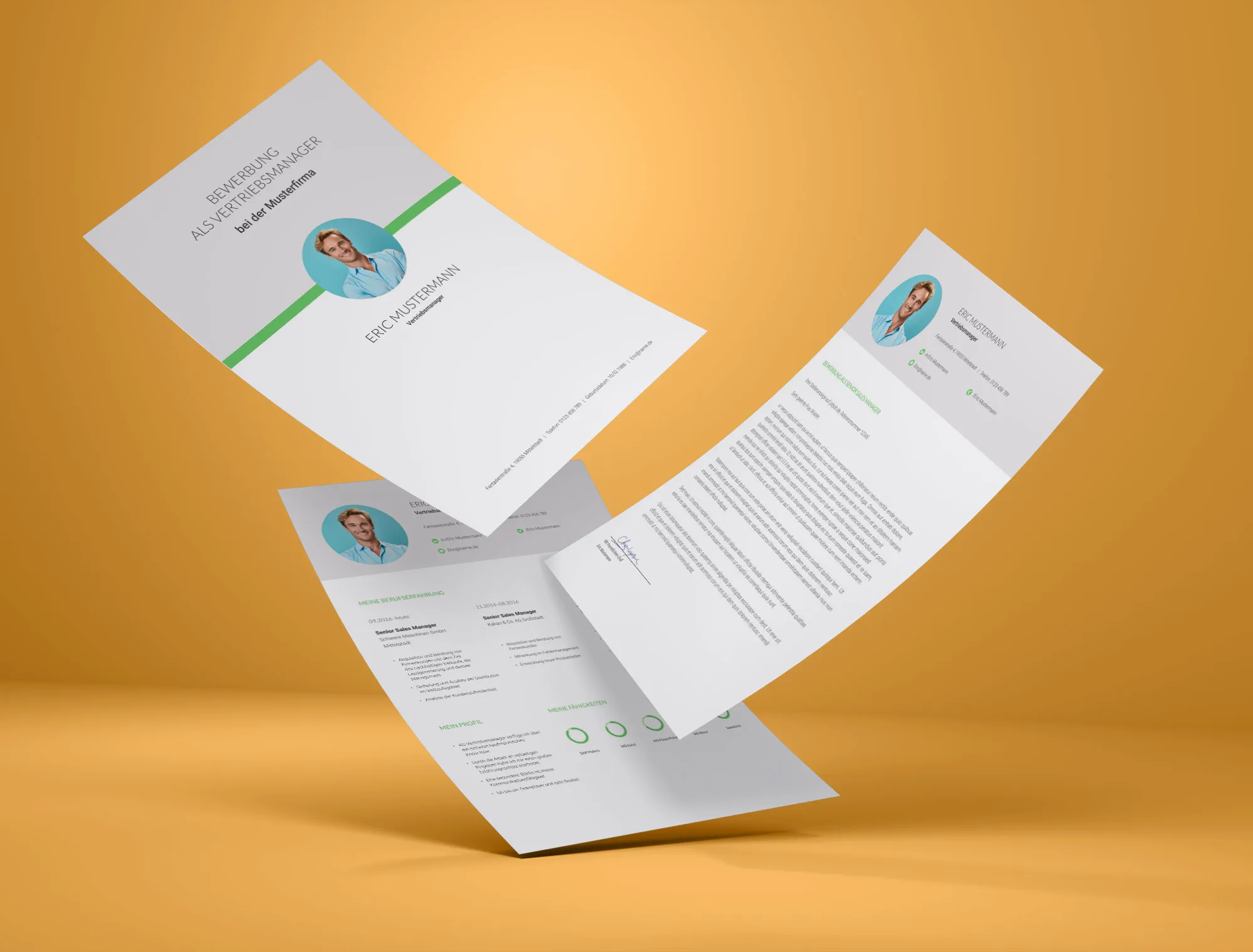 Application as a surveying technician: Sample for resume and cover letter