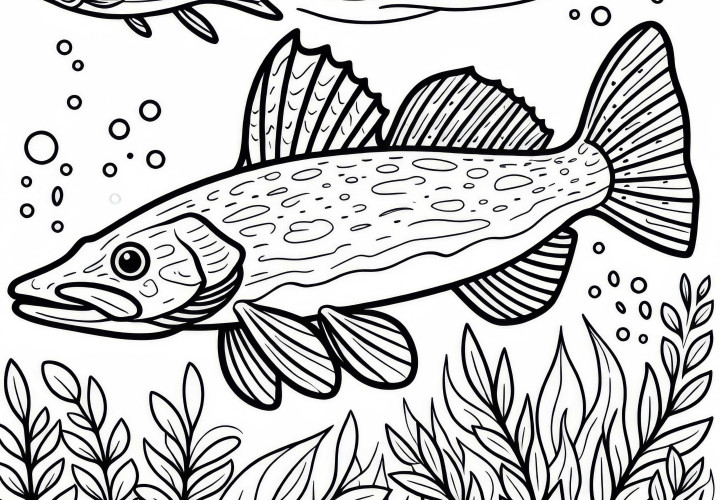 Zdarma omalovánka šťuky