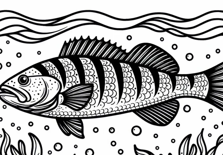 Redfish Coloring Page Free Redfish Coloring Page Free