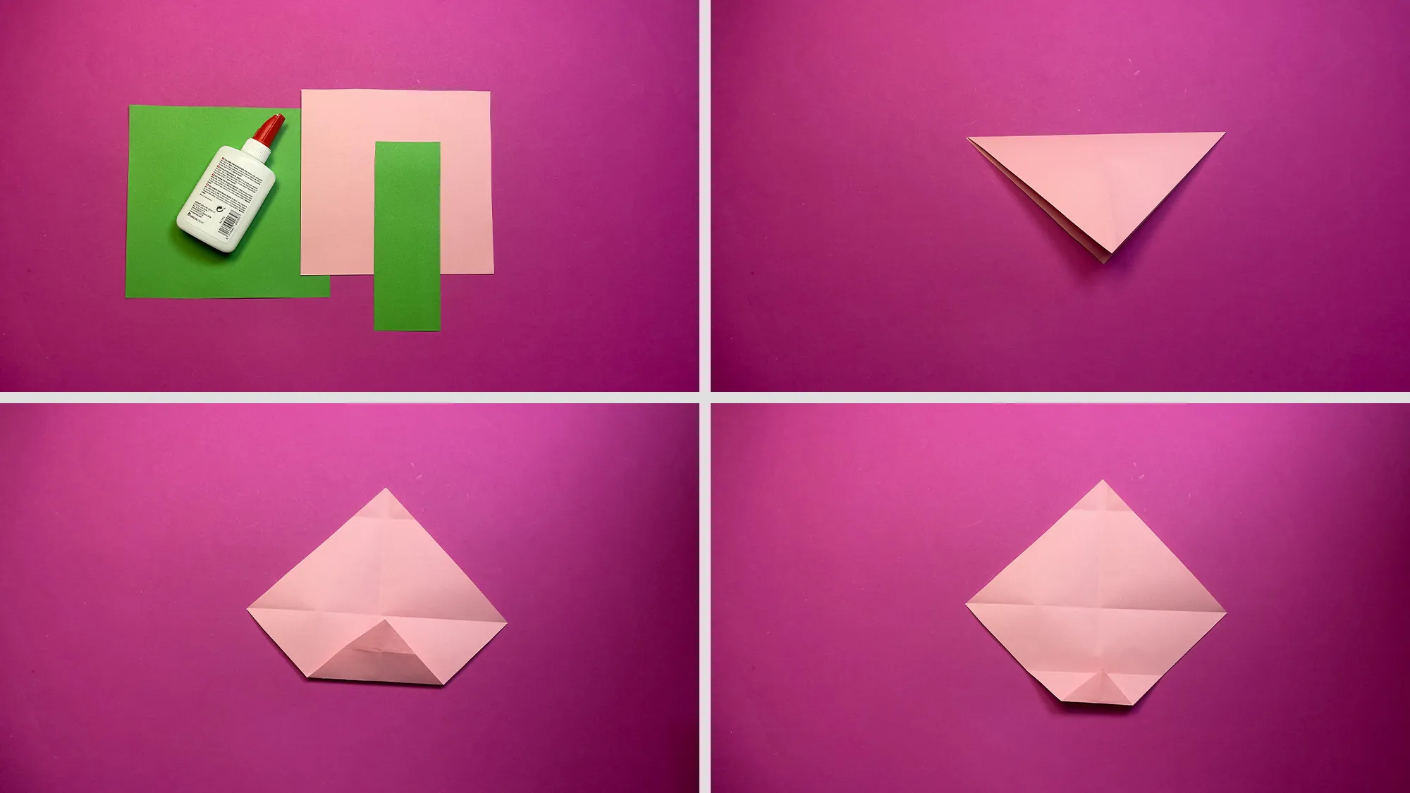 Tulpe aus Papier, Schritt 1: Die Materialien vorbereiten Tulpe aus Papier, Schritt 1: Die Materialien vorbereiten