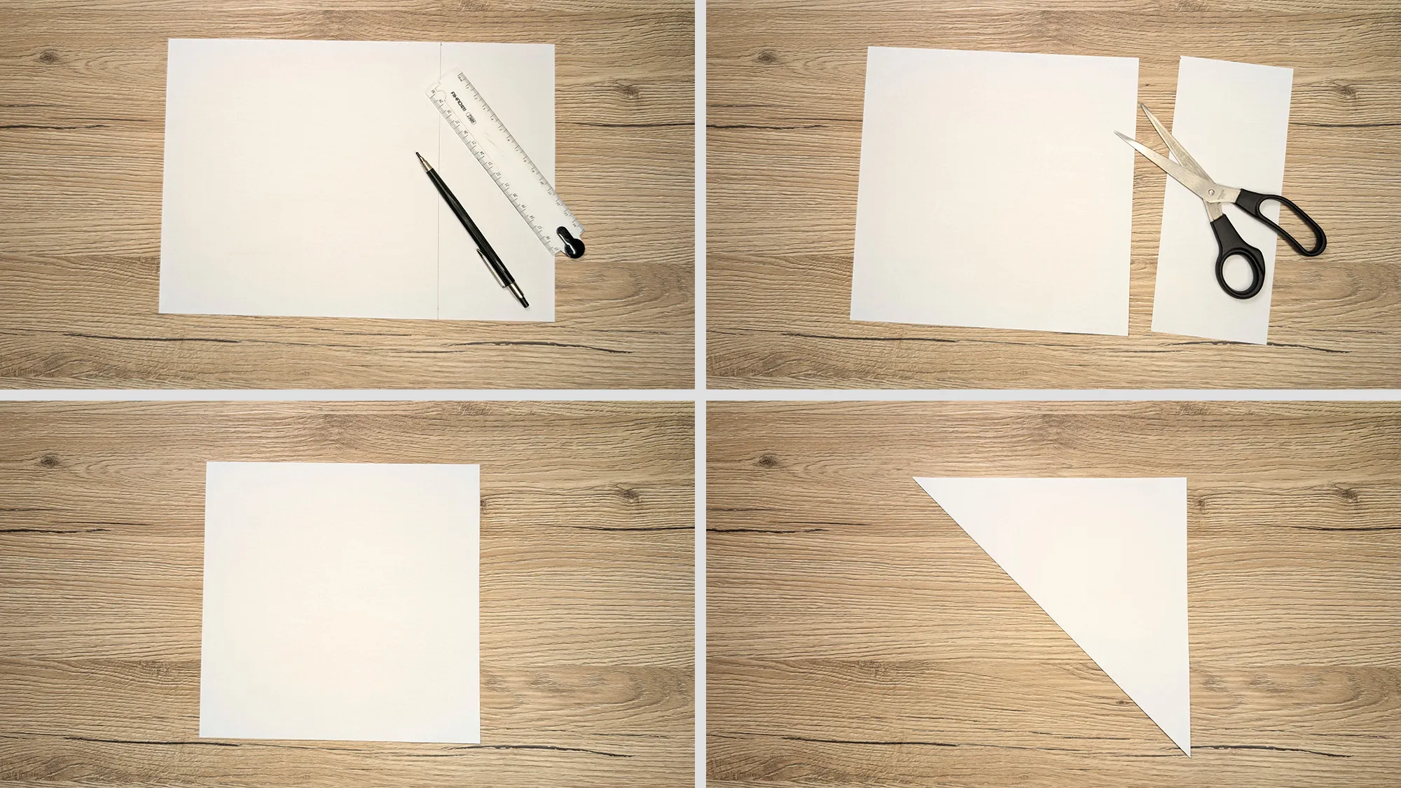 Origami Tennis, Schritt 2: Das Papier vorbereiten Origami Tennis, Schritt 2: Das Papier vorbereiten