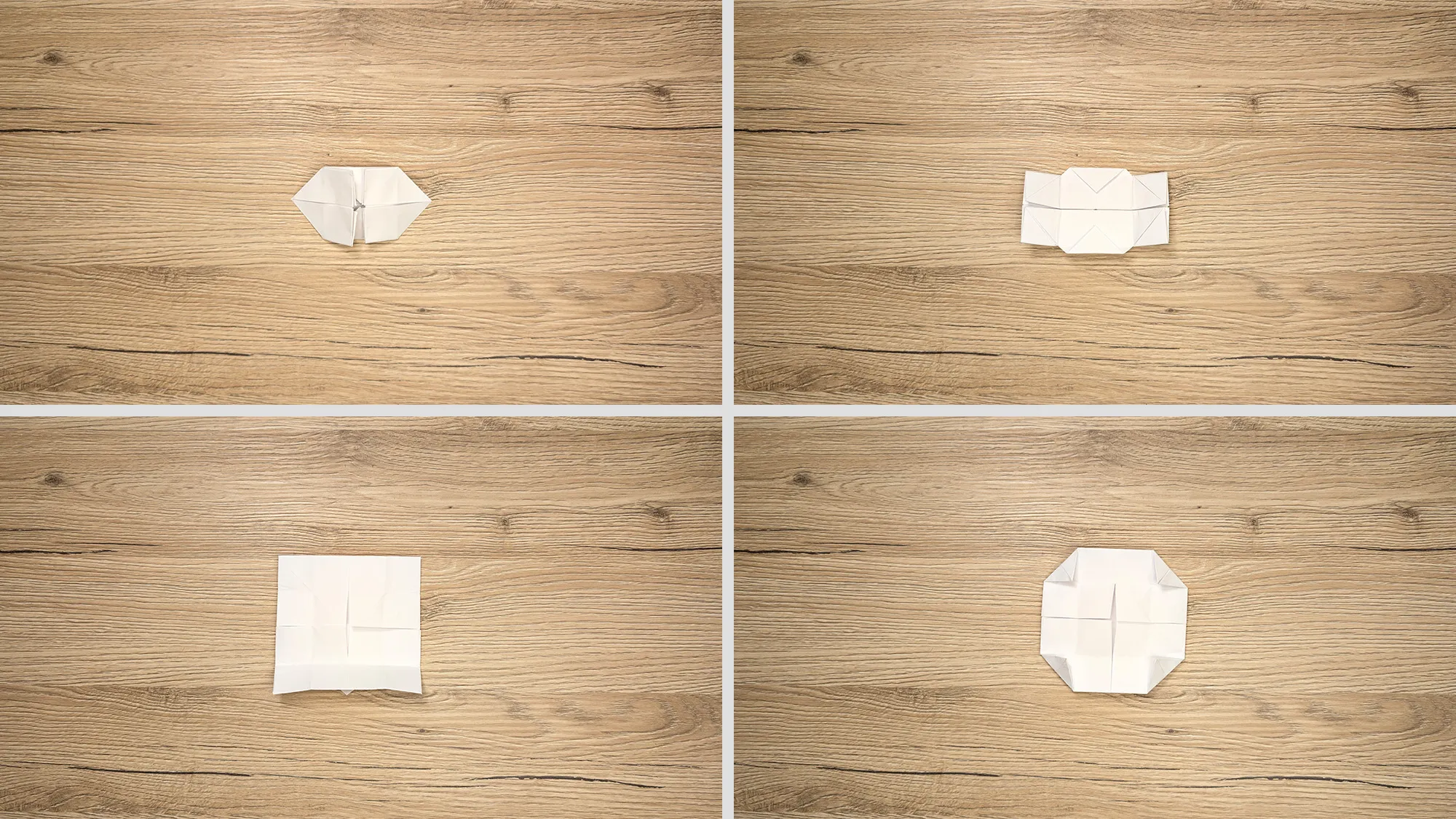 Origami Tennis, Schritt 5: Die Form gestalten Origami Tennis, Schritt 5: Die Form gestalten