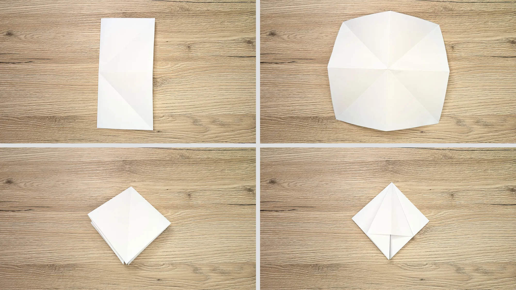 Origami Araignée, étape 3 : Former le corps de base Origami Araignée, étape 3 : Former le corps de base