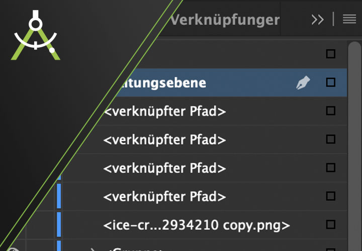Hulpcentrum: Een overzicht krijgen van de inhoud in InDesign-sjablonen.
