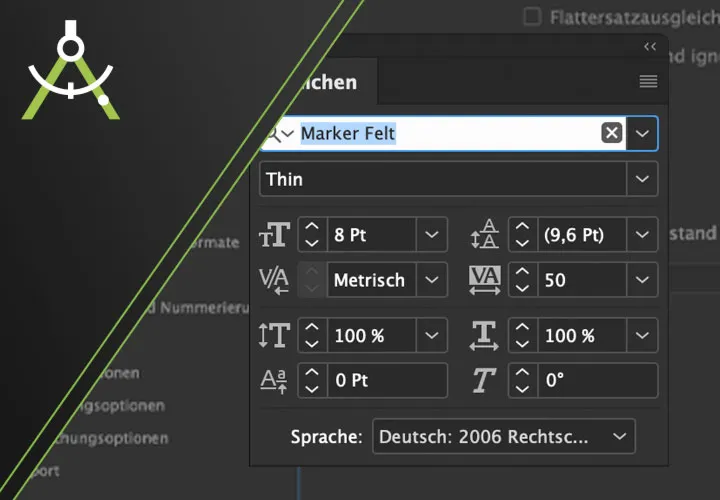 Centrum pomoci: Změna písma, textu a formátování odstavců v šablonách pro Adobe InDesign.