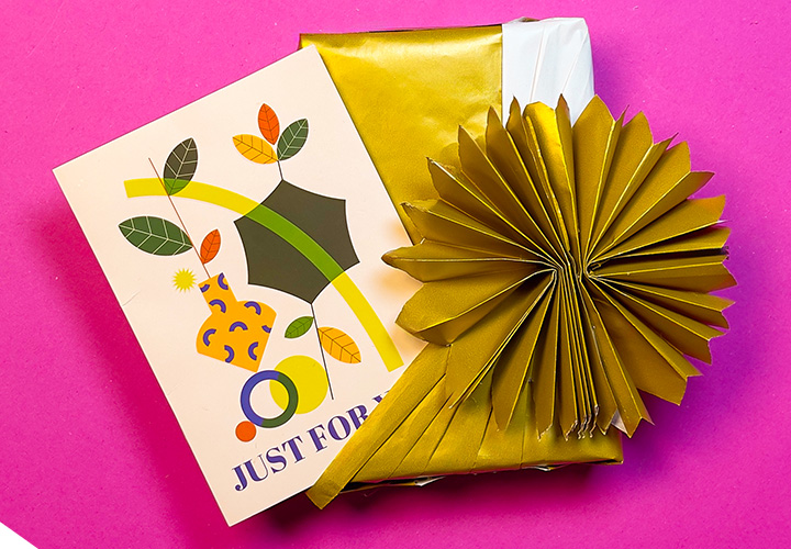 Geschenkverpakking met papieren bloem: Elegante handleiding met foto's en video