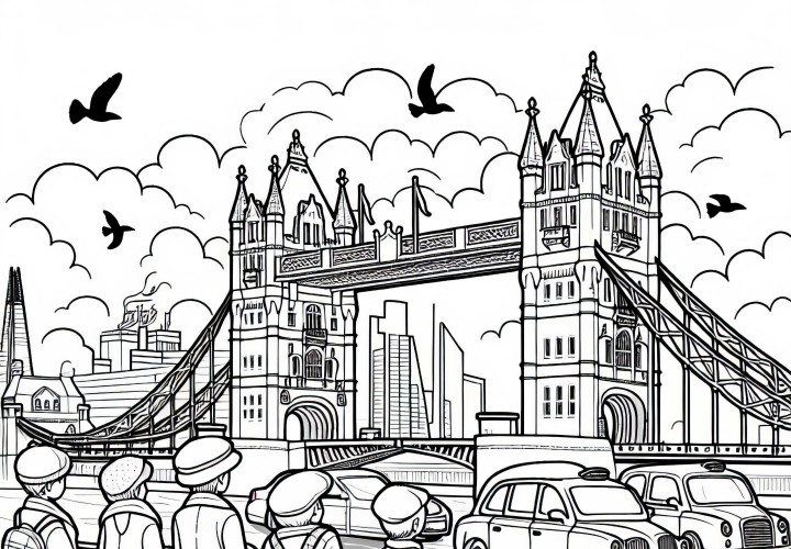 London Tower Bridge Ausmalbild Gratis London Tower Bridge Ausmalbild Gratis