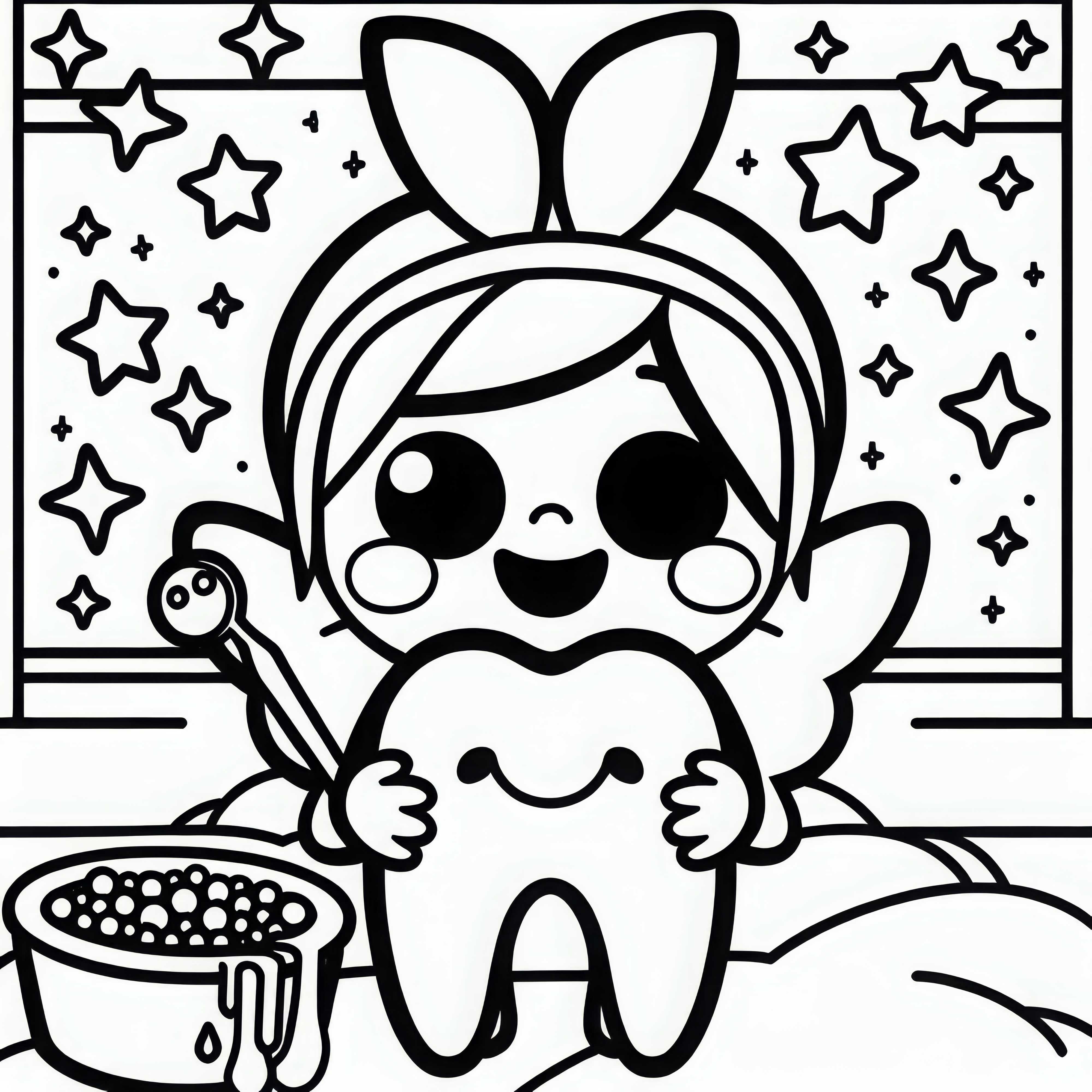 Desenho para colorir da Fada do Dente grátis para colorir e baixar Desenho da Fada do Dente grátis para colorir e baixar