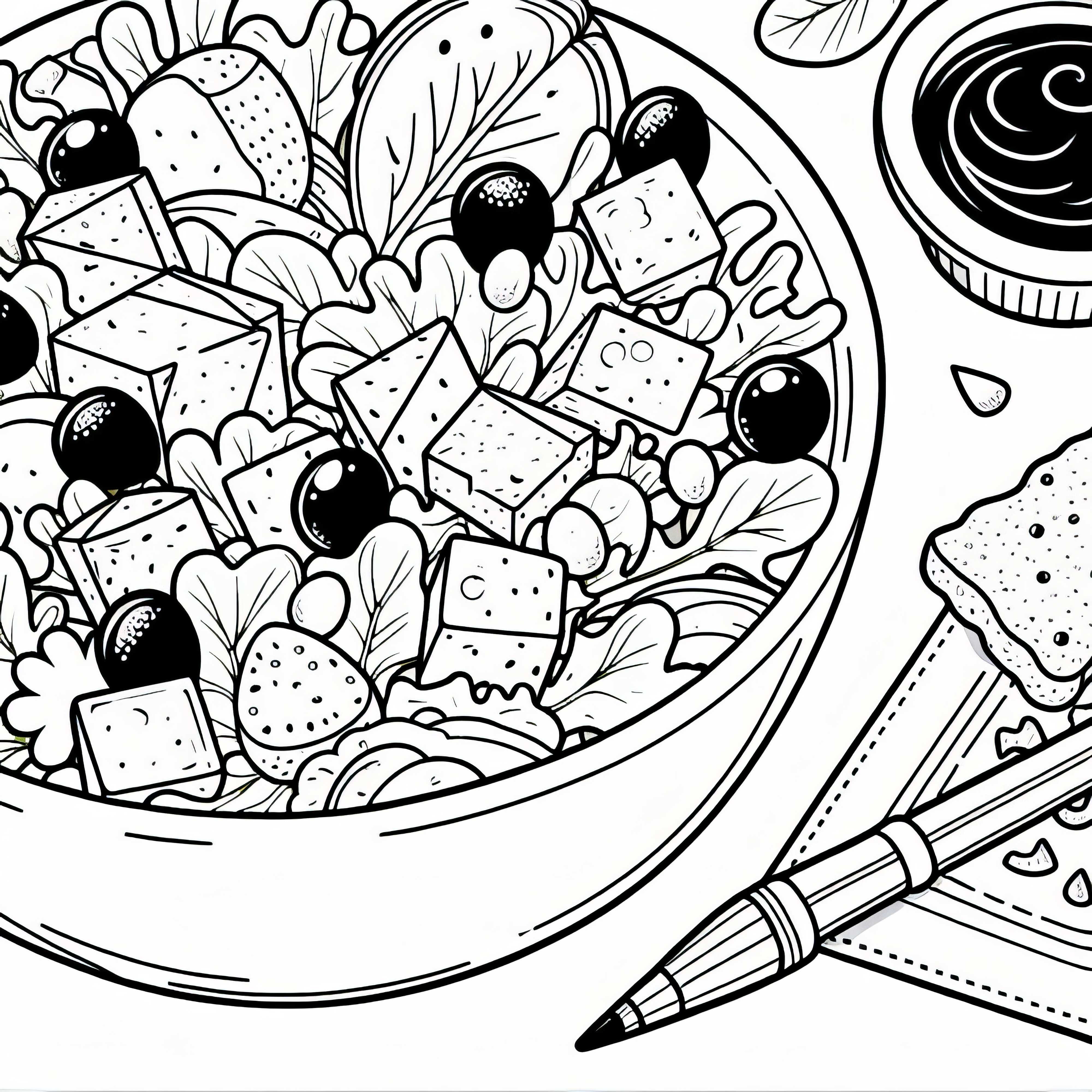 Высококачественный раскраска закуски - Скачайте бесплатно