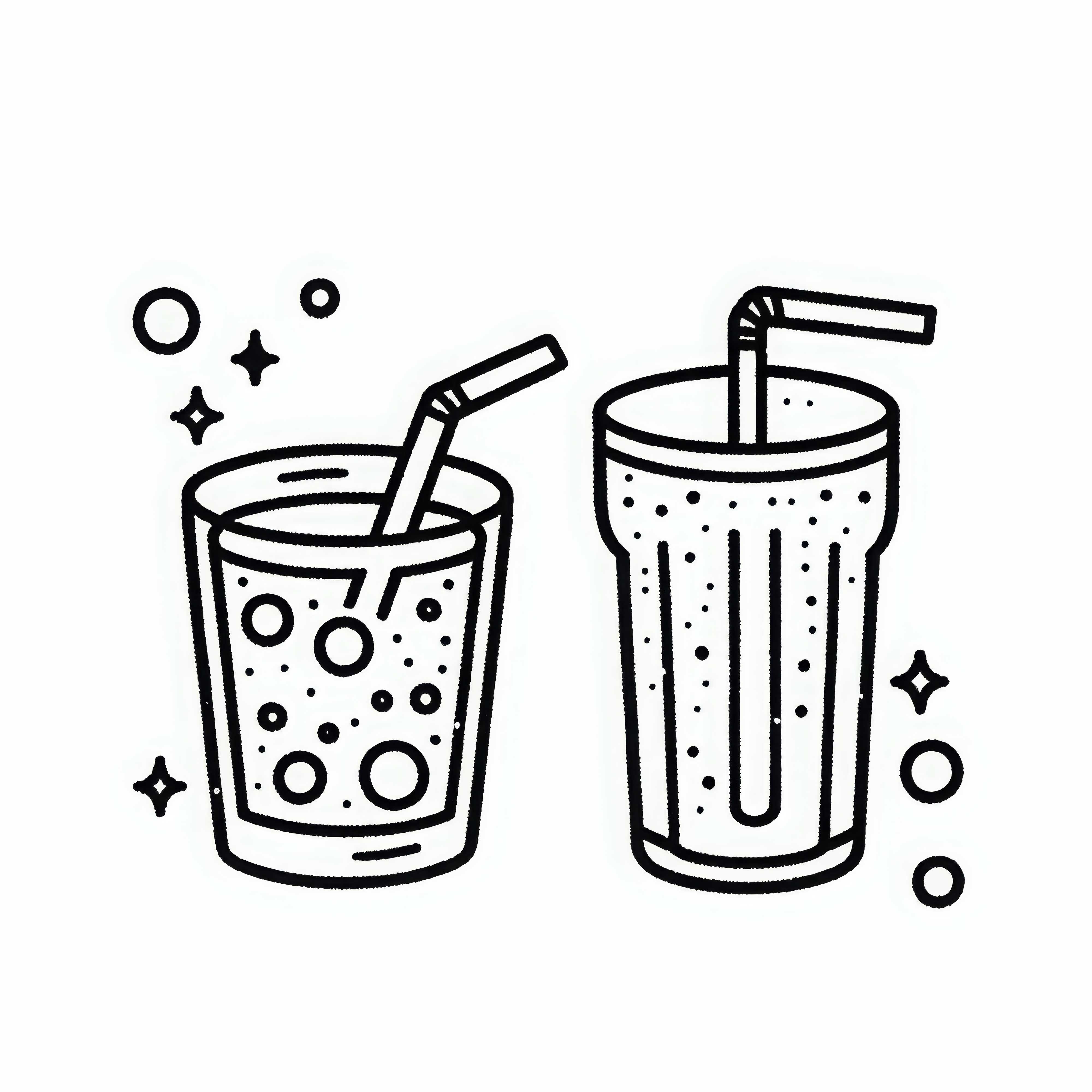 Безалкогольные напитки как напиток к еде – Бесплатная раскраска Безалкогольные напитки как напиток к еде – Бесплатная раскраска