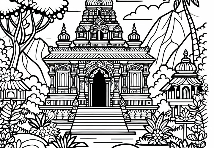 Святыня Раскраска Бесплатно: Качественная раскраска для креативных людей