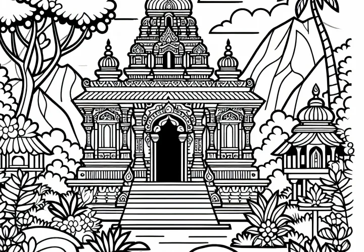 Святыня Раскраска Бесплатно: Качественная раскраска для креативных людей