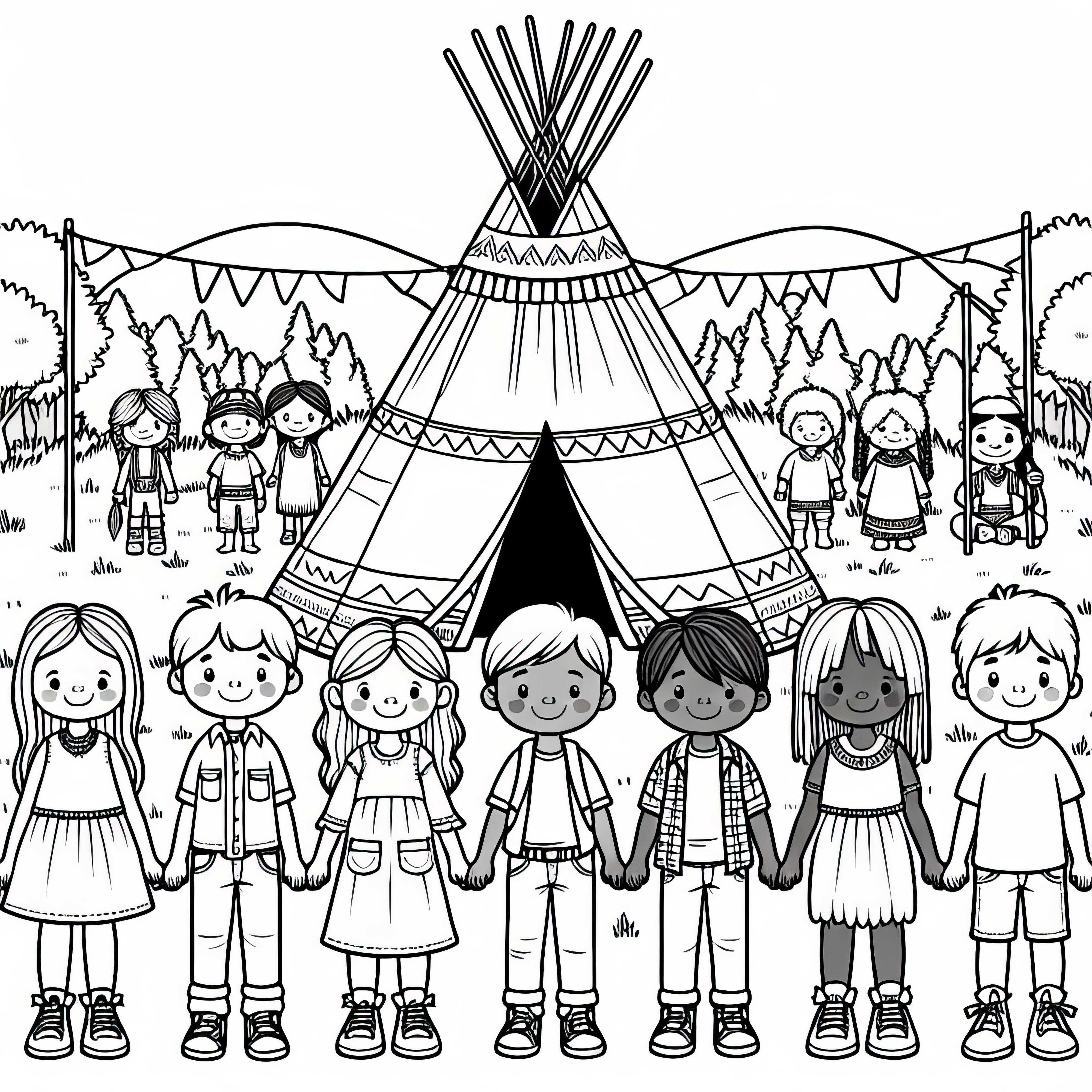 Anak-anak menggambar gambar Tipi untuk diunduh gratis Anak-anak gambar mewarnai tipi dapat diunduh secara gratis