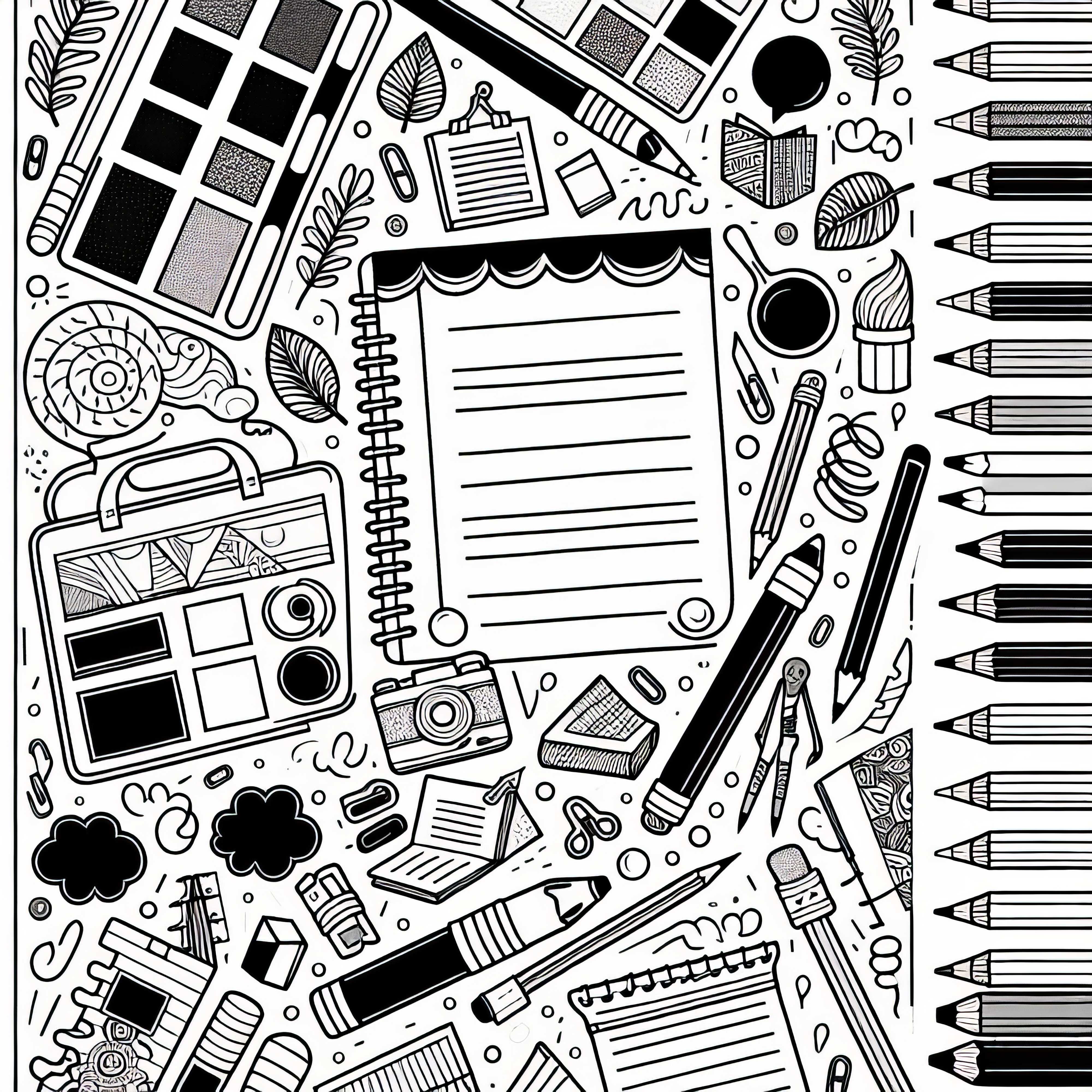 Bezmaksas krāsošanas veidne tavām radošajām hobijām