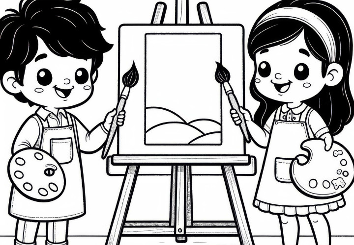 Bezmaksas krāsojamās bildes radošiem hobijiem: Zīmēšana un krāsošana